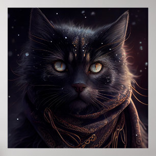 Black Cat Poster