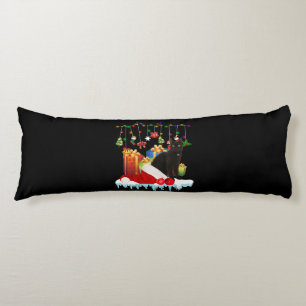 Black Cat Present Of My Christmas Body Pillow