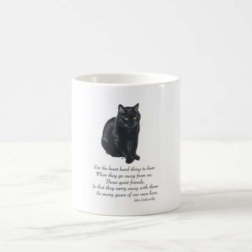 Black Cat Rainbow Bridge Coffee Mug