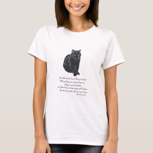 Black Cat Rainbow Bridge T_Shirt