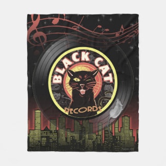 Black Cat Records Throw Blanket
