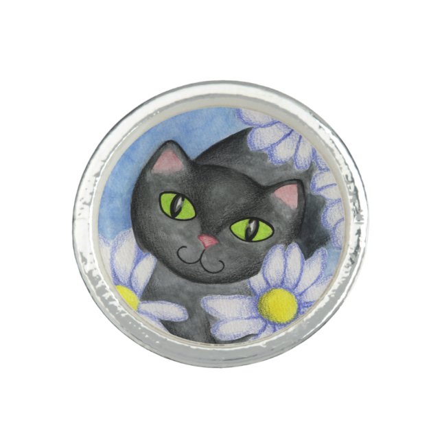 Black Cat Ring (Front)