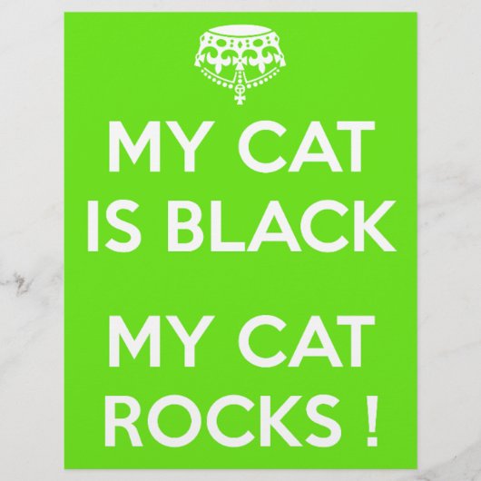 Black cat rocks (Front)