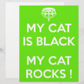 Black cat rocks (Front/Back)