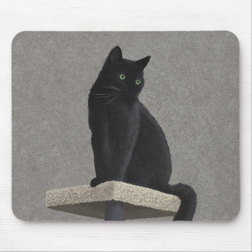 Black Cat Royalty  Mouse Pad