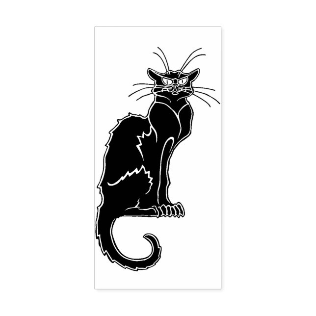 Black Cat rubber stamp (Imprint)