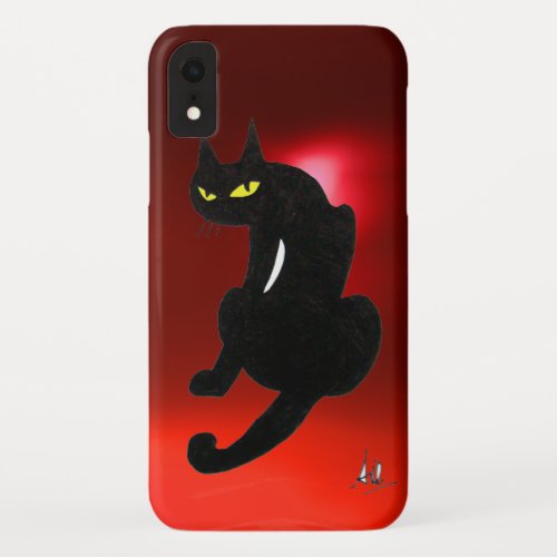 BLACK CAT ruby iPhone XR Case