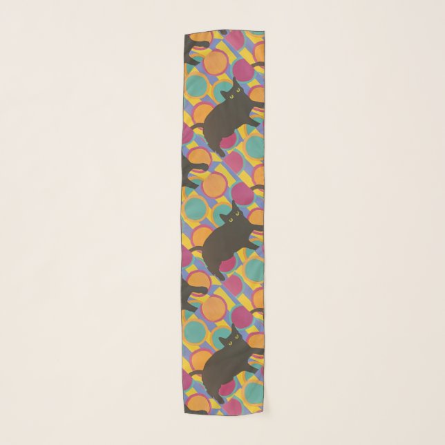 Black Cat Scarf (Front)
