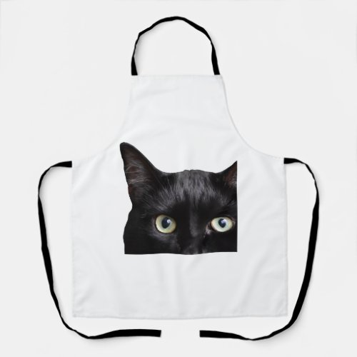 Black cat shirts apron