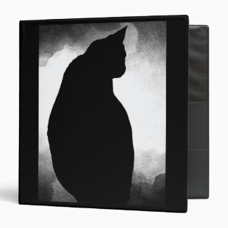 Black Cat Silhouette Binder