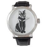 Black Cat Silhouette Watch