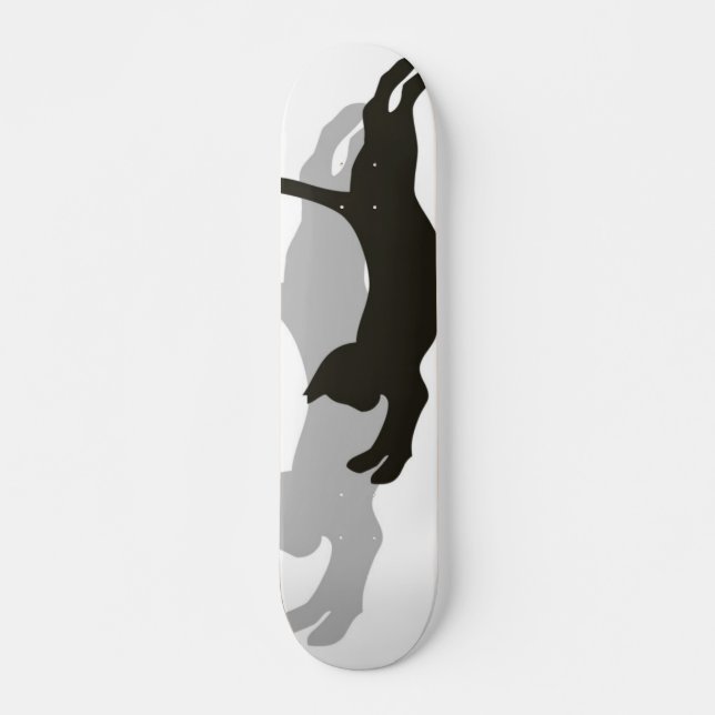 Black Cat Skateboard Deck (Front)