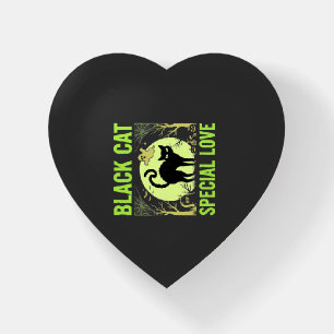 Black Cat Special Love Halloween Graphic Paperweight