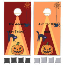 Black Cat & Spooky Pumpkin Halloween