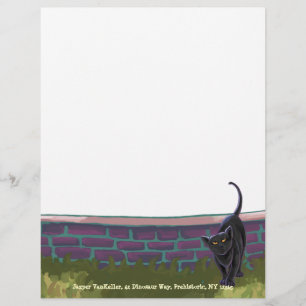 Black Cat Stationery