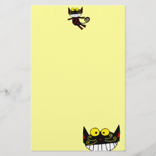Black cat stationery