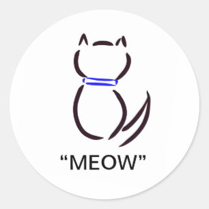 Black Cat Stickers
