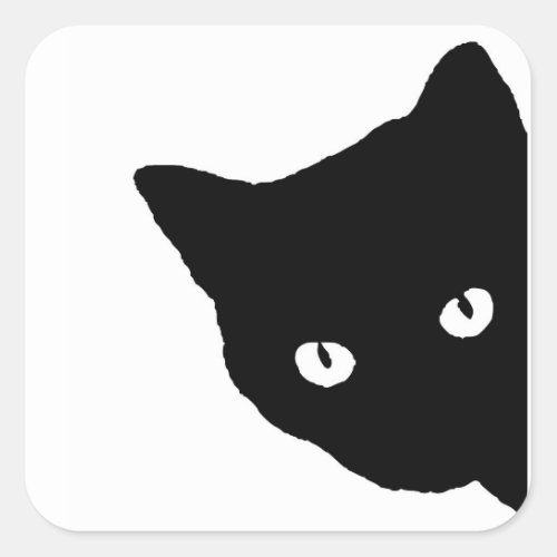 Black Cat Stickers