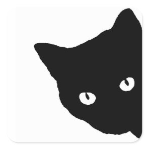Black Cat Stickers