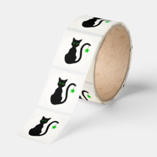 Black Cat Stickers (No Background)