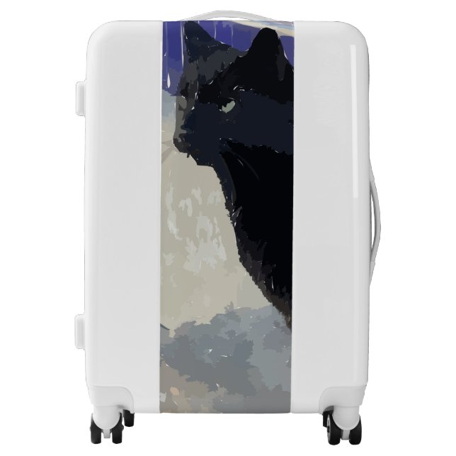 Black Cat Suitcase (Front)