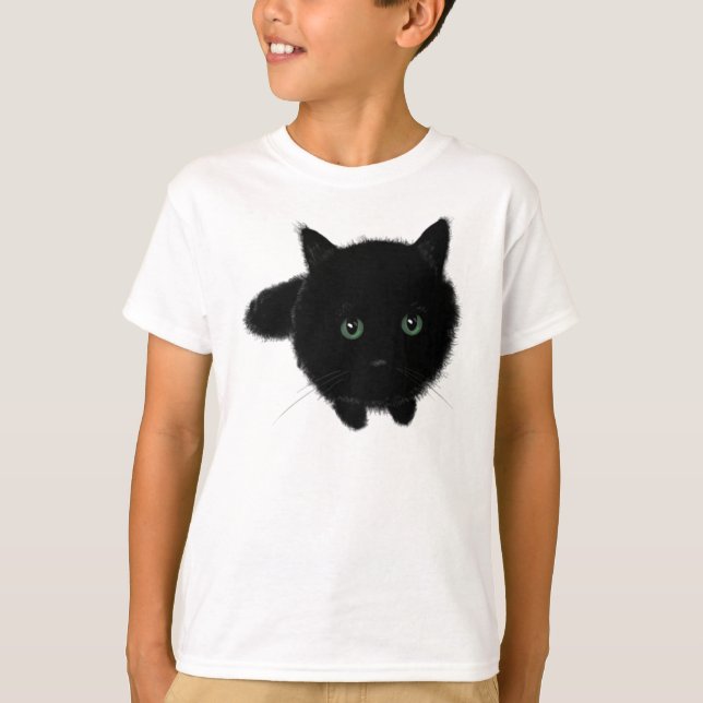 Black Cat T-Shirt (Front)