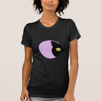 Black Cat T Shirt by CityOnAHill at Zazzle