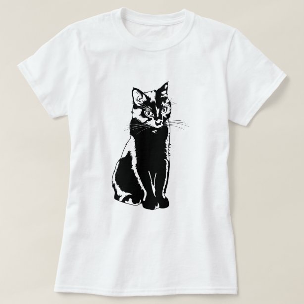 Black Cat T-Shirts - Black Cat T-Shirt Designs | Zazzle