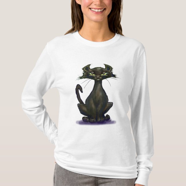 Black Cat T-Shirt (Front)