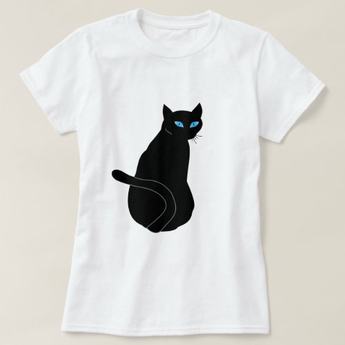 Black Cat T_Shirt