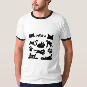 Black cat T-Shirt