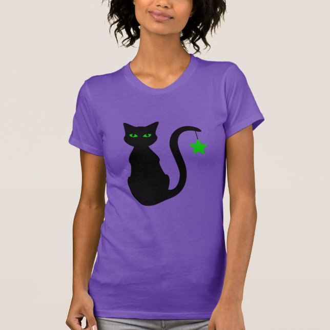 Black Cat T-Shirt (Front)