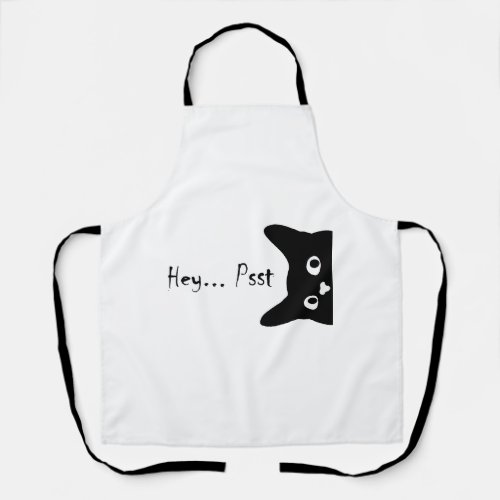 Black Cat T_shirt Cat Lover Cat Lover Gift Cats H Apron