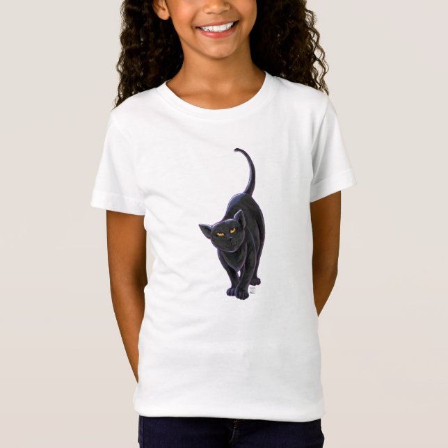 Black Cat T-Shirts (Front)