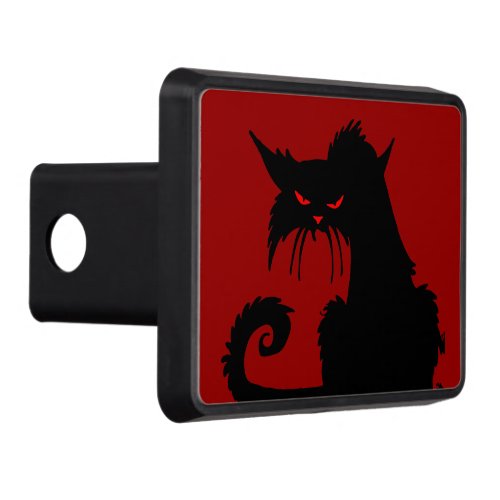 Black Cat Trailer Hitch Cover