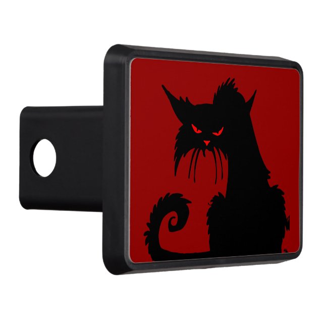 Black Cat Trailer Hitch Cover (Right)