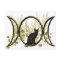 Black Cat Triple Moon Symbol