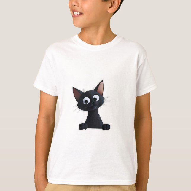 Black Cat Tshirt (Front)