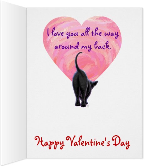 Black Cat Valentine's Day (Inside (Right))