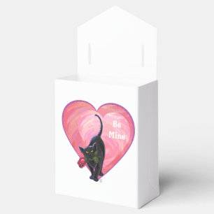 Black Cat Valentine's Day Favor Boxes