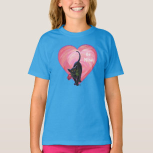 Black Cat Valentine's Day T-Shirt