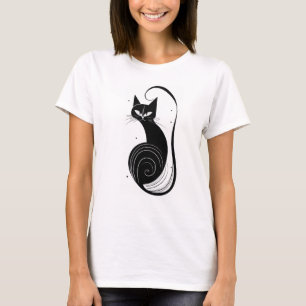 BLACK CAT VINTAGE T-SHIRT 