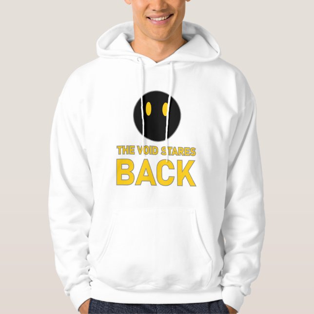 Black Cat Void Eyes The Void Stares Back Hoodie (Front)