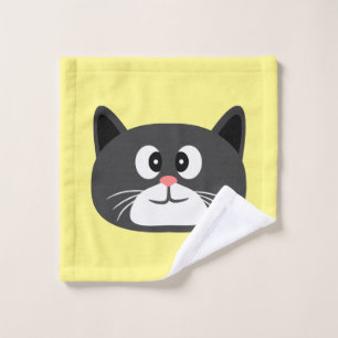 black Cat Wash Cloth