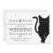 Black Cat Wedding Invitation