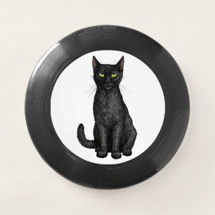 Black cat Wham-O frisbee