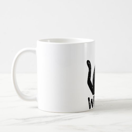 Black Cat What Knife Funny Murderous Halloween Pet Coffee Mug