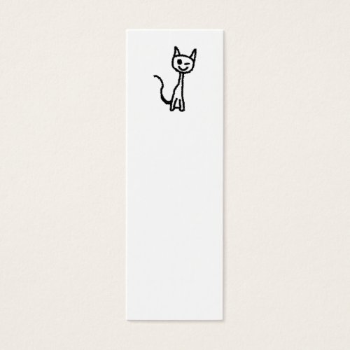 Black Cat, Winking. Business Card