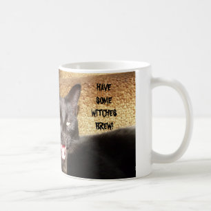 BLACK CAT WITCHES BREW mug