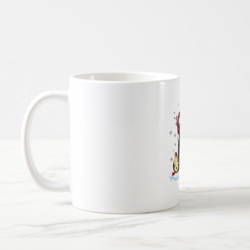 Black Cat With A Santa Hat Christmas Cat Costume Coffee Mug